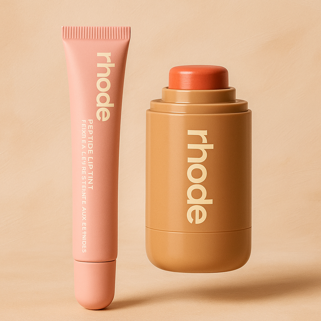 RHODE | Freckle Pocket Blush + Toast Peptide Lip Tint Duo
