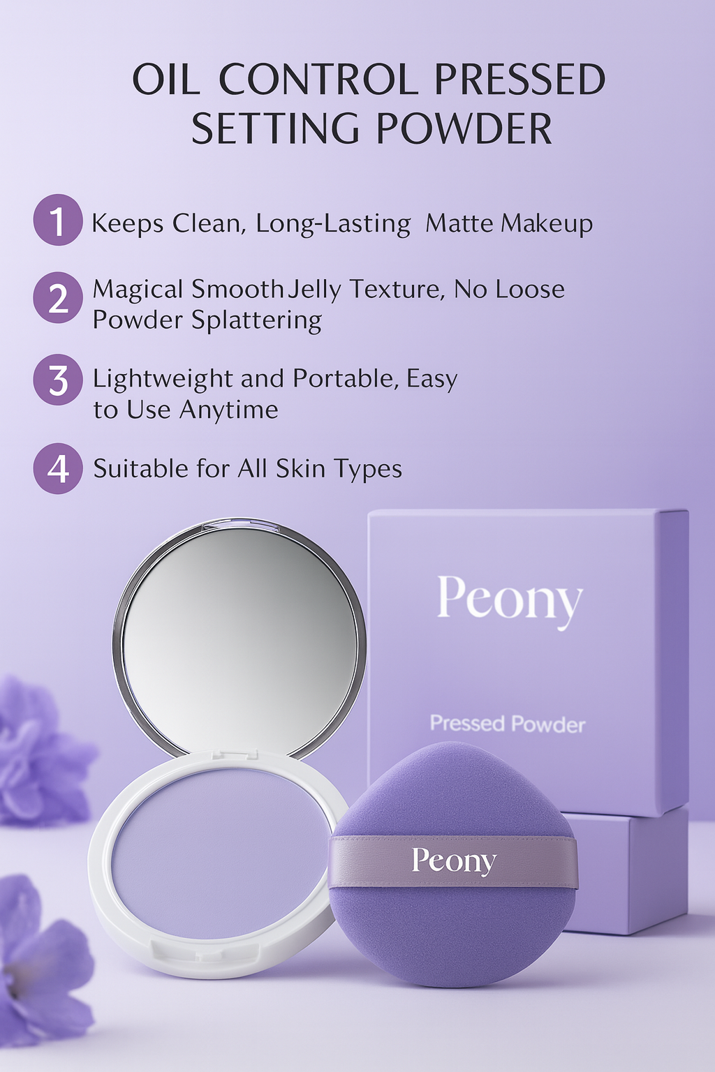 Peony Bloom Matte Compact Gel