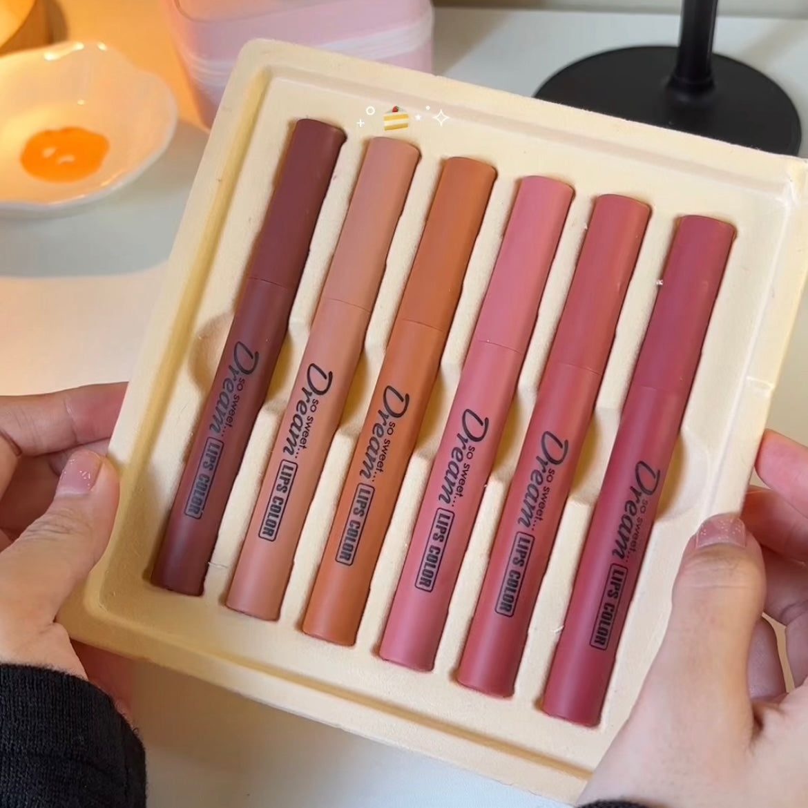 Heng Fang Refreshing Dream Velvet Lipstick – Set of 6