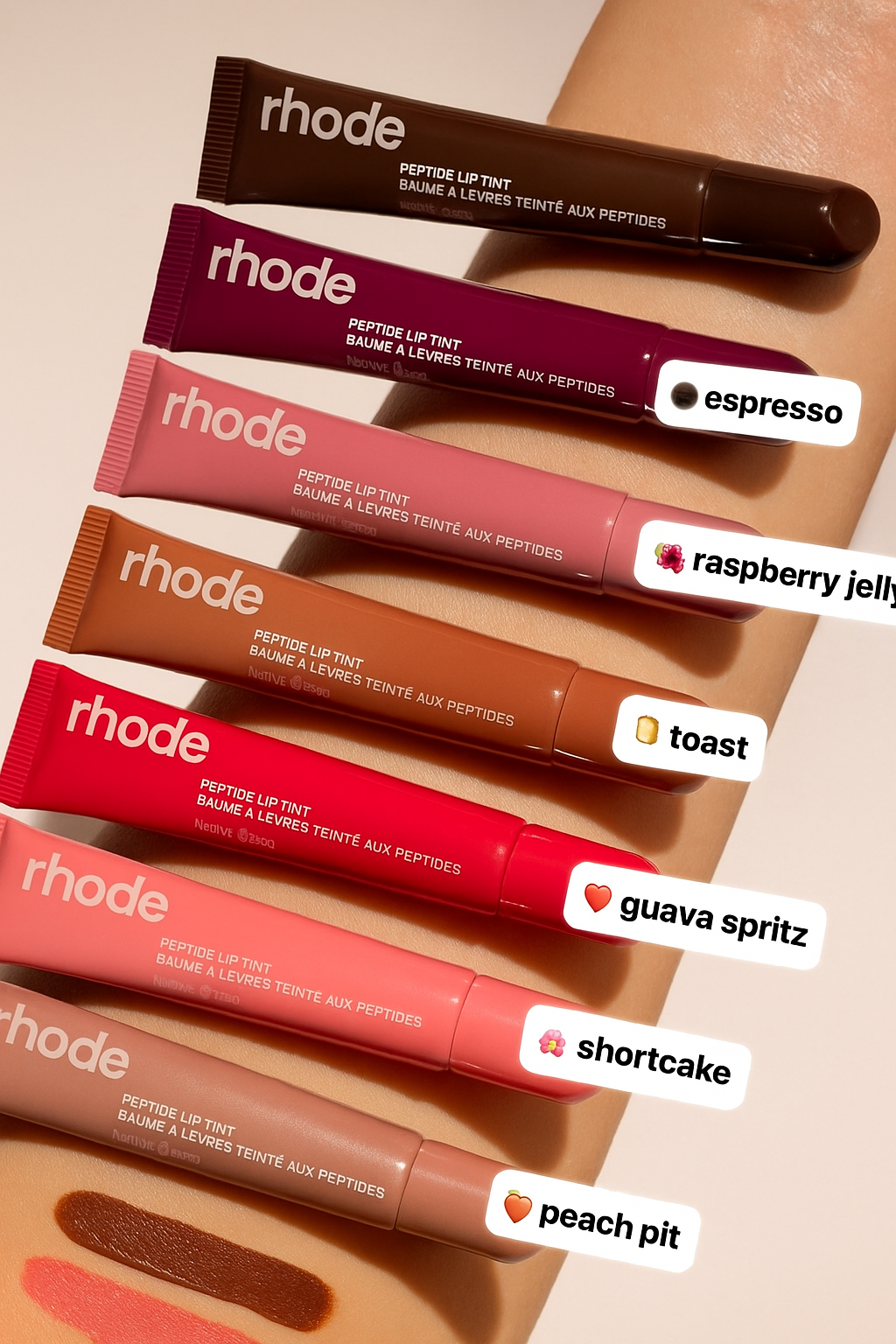 RHODE | Freckle Pocket Blush + Toast Peptide Lip Tint Duo