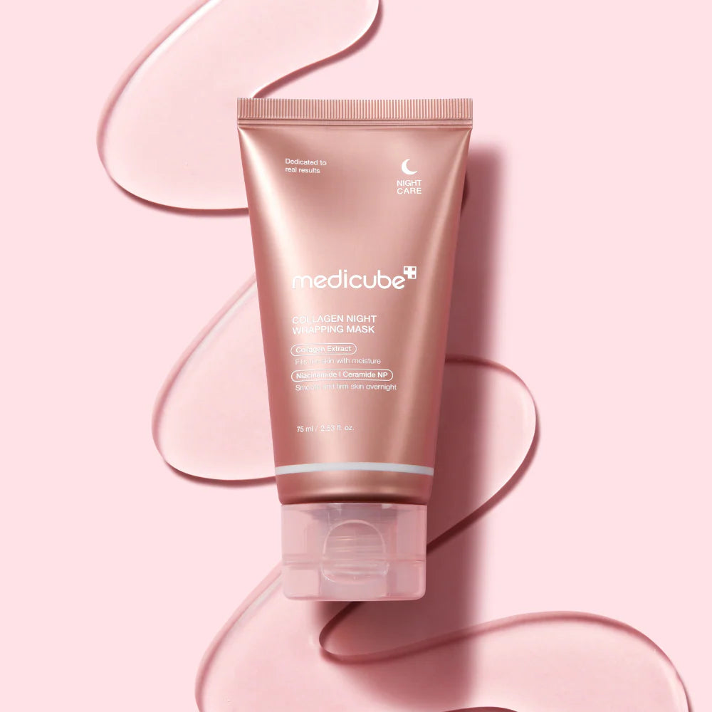 Medicube Collagen Night Wrapping Mask – Glass skin Mask – 100%Authentic