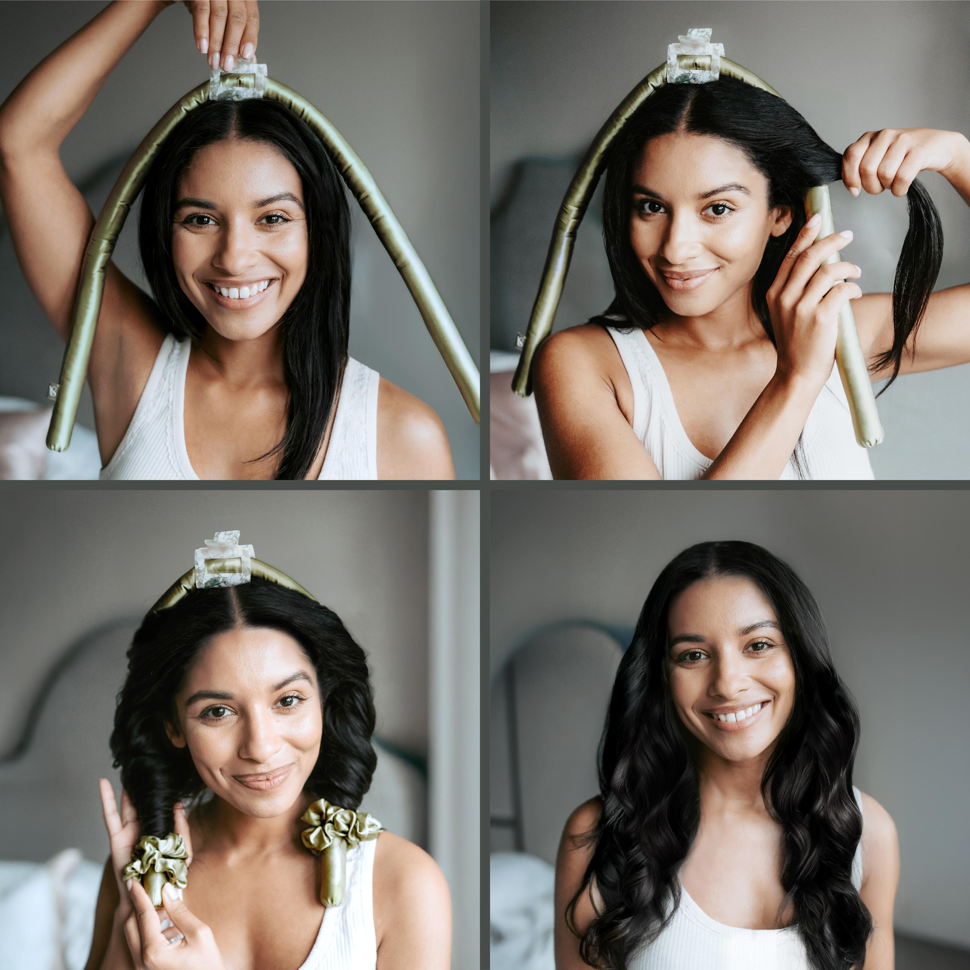 Pure Silk Heatless Hair Curler Set