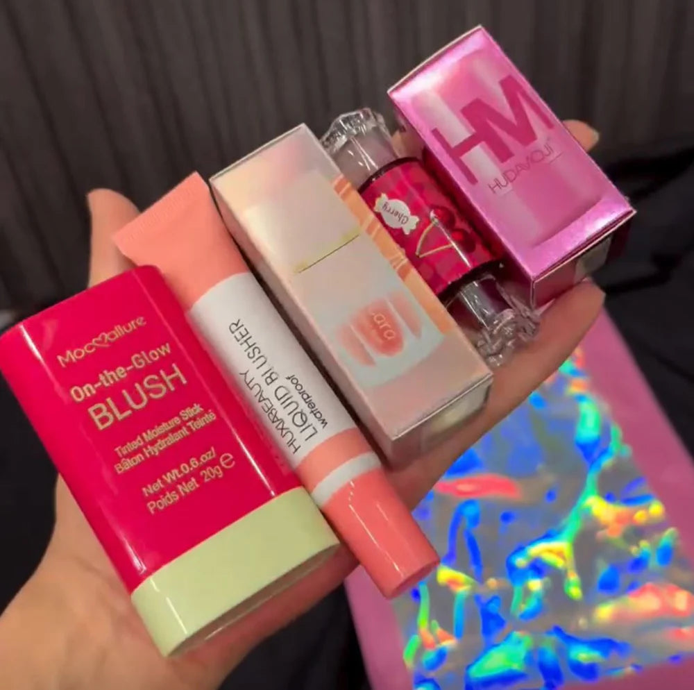 Viral Cheeky & Blushy Makeup Deal – 5-in-1 Tint & Blush Set