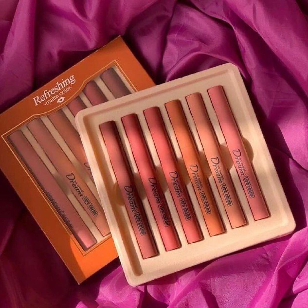 Heng Fang Refreshing Dream Velvet Lipstick – Set of 6