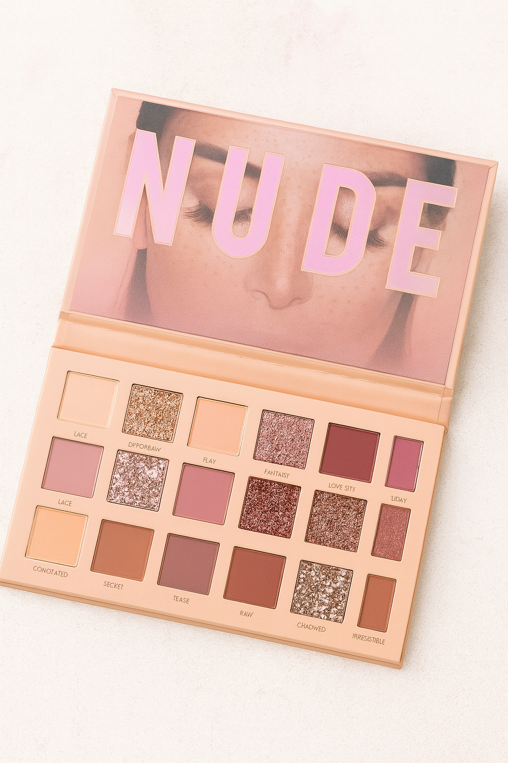 2-in-1 Nude Deal | 12 Pcs Matte Lipgloss Set + 18-Color Nude Palette